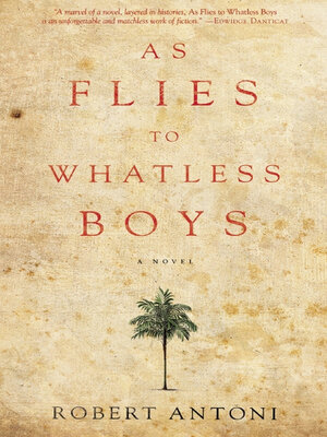 cover image of As Flies to Whatless Boys